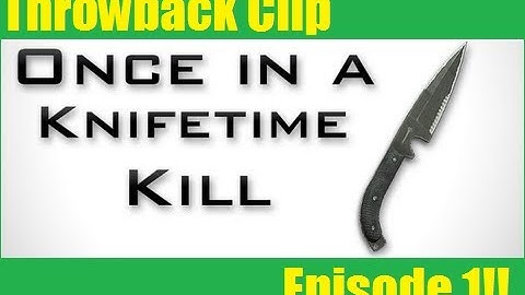 EPIC MW3 7 Kills with Throwing Knife | Throwback Clip Ep. 1