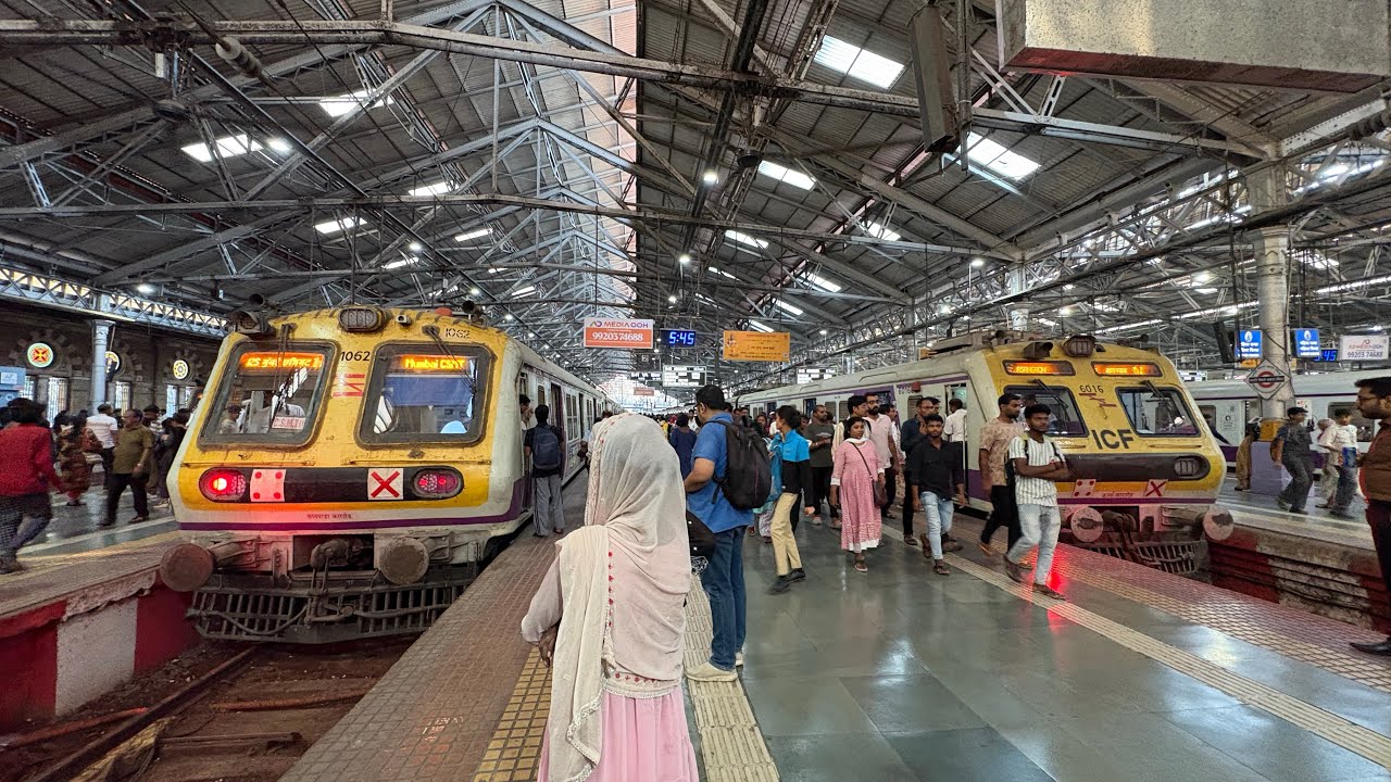 🔥Mumbai local train | via Thane to Ghatkoper | Bnk vlogs , trival time with mumbai local train