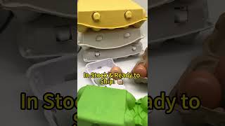 Vibrant Eco-Friendly Egg Cartons In Stock &amp; Ready to Ship! #eggcarton #sustainablepackaging #B2B