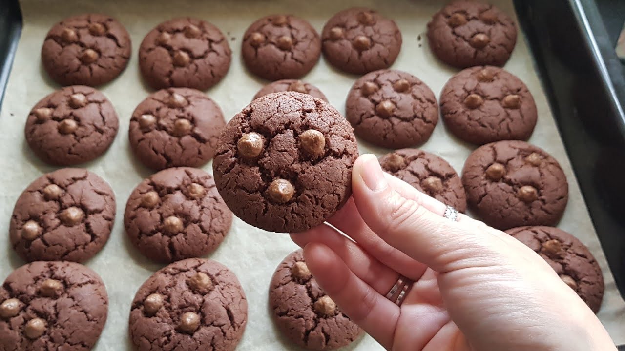 🍪Biskota pa gjalpë qe shkrihen në gojë për mysafirë te papritur| Chocolate chips cookies.🍪☕