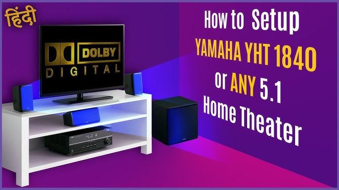 Yamaha YHT-1840 DOLBY Audio and DTS Surround 5.1 Channel AV Receiver  Unboxing - Part 1 - YouTube