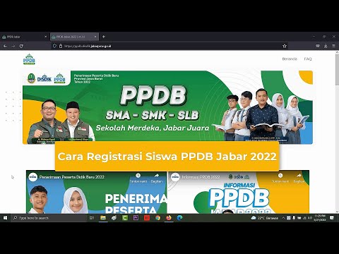 TUTORIAL DAFTAR PPDB JABAR 2022