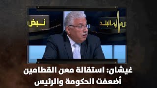 غيشان: استقالة  معن القطامين أضعفت الحكومة والرئيس