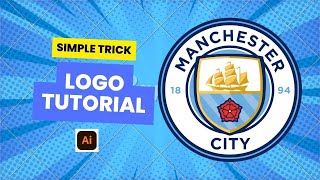 Man City logo make on illustrator