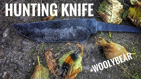 Forging a Hidden Tang Hunter Part 1