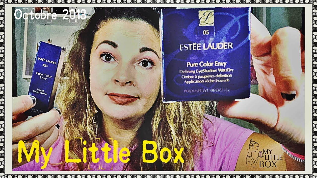 UNBOXING : MY LITTLE BOX OCTOBRE 2018 - ESTEE LAUDER (Unboxing box beauté par Sand Cook&Look)