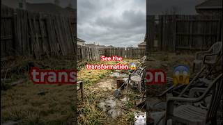This Backyard Was a Disaster… Watch the Transformation 😱 #architecturevisualization