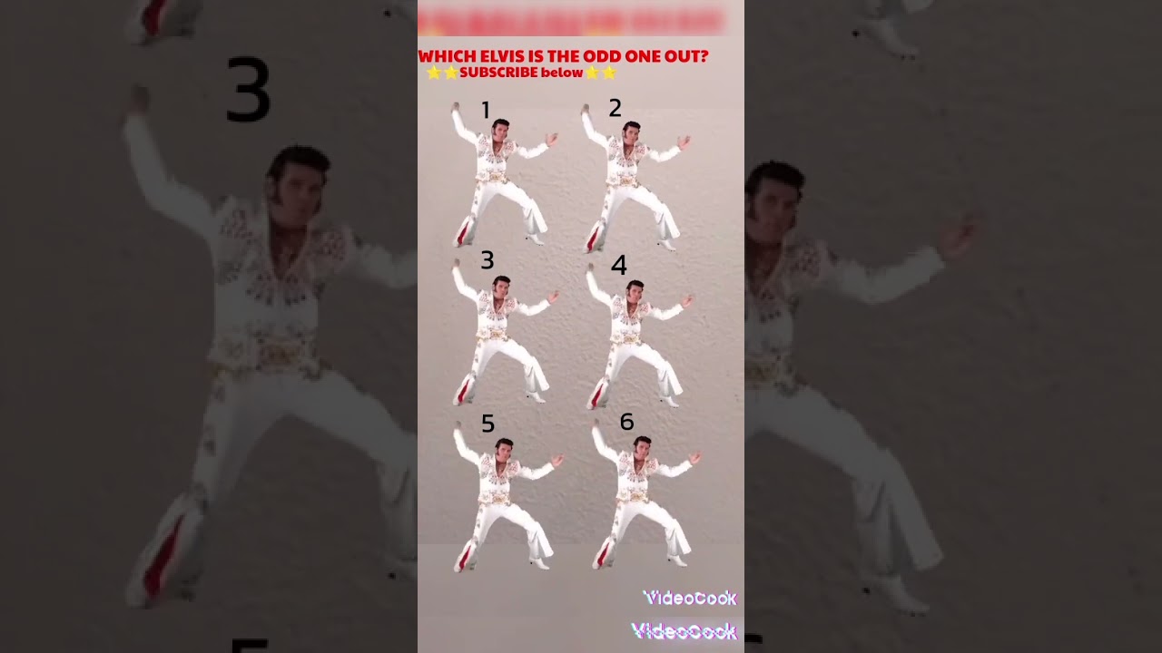 Spot the odd Elvis out?                                                     