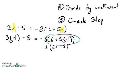 Solving Multistep Equations