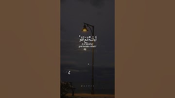 أإله مع الله؟ القارئ احمد النفيس ❤️ تلاوة خاشعة حالات واتس اب