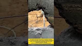 Concrete Wall Opening with Rotary Hammer Demolition Technique