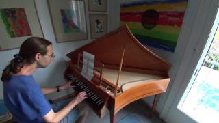 Louis Couperin: Sarabande [No. 56] in d minor. John Moraitis, spinet.