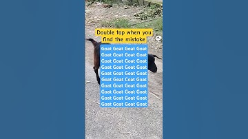 Find the mistake IQ test #puzzle #find #quiz #finding #challenge #brainteaser #iqtest #ytshorts