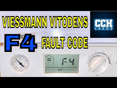 VIESSMANN BOILER F4 FAULT CODE - How To Reset