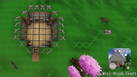 mini block craft || how to build a simple survival house || part-4 ||