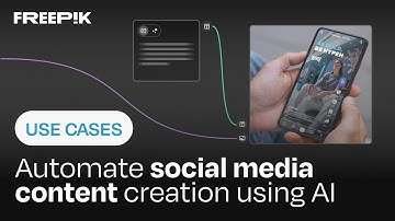 Use AI to create automated social media content | Freepik Use Cases