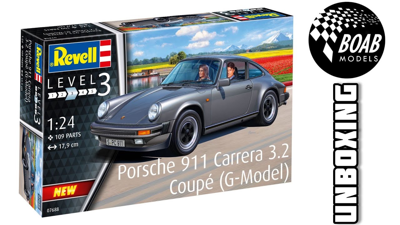 NEW Porsche 911 Carrera 3.2 coupé (G model) - 1/24 by Revell