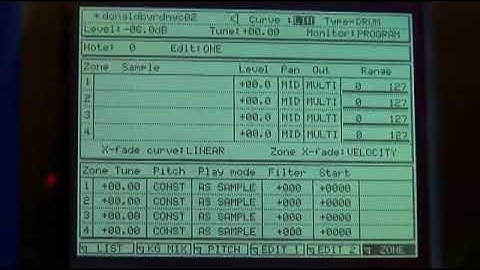 Program Mode on the Akai MPC 4000