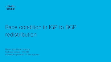 How to Fix Race Condition in IGP to BGP Redistribution | Improve Routing Stability