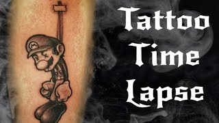 Super Mario Tattoo Timelapse