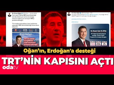 Oğan'ın Erdoğan'a desteği TRT'nin kapısını açtı