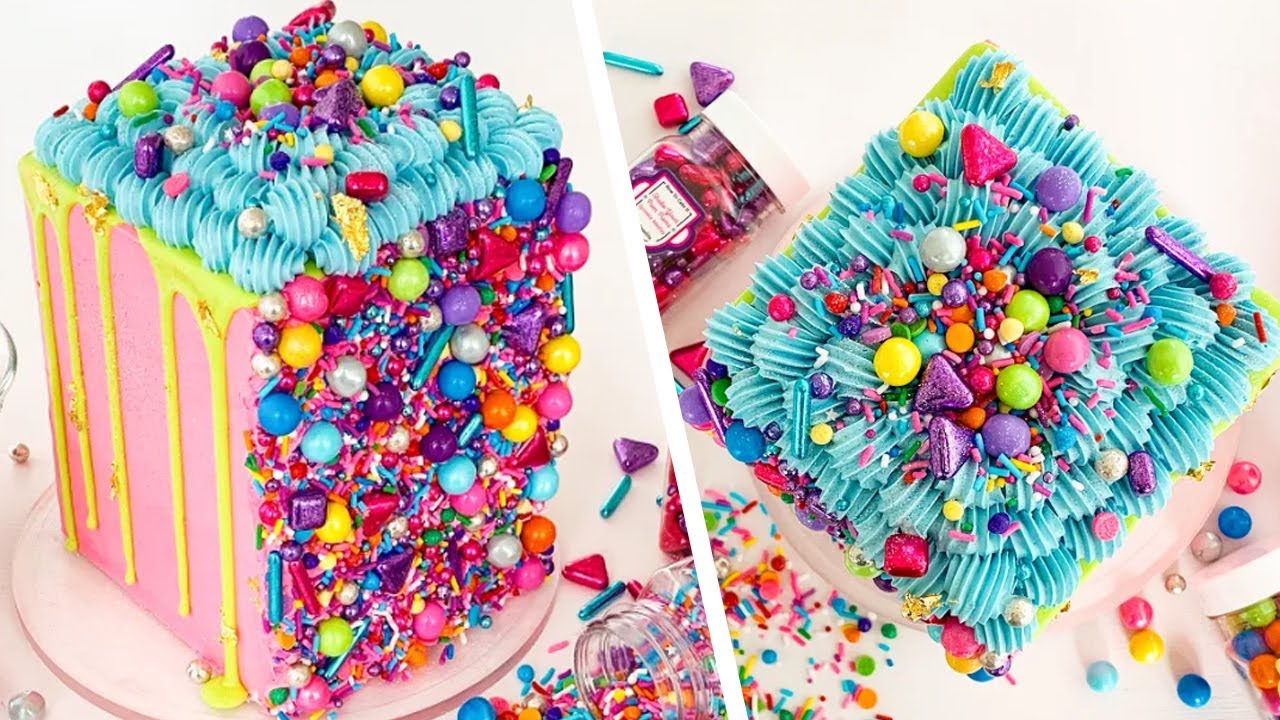 Top 5 Incredible Ways To Use SPRINKLES On Cake! | How To Cake It Step