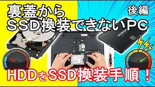 Replacing a laptop's HDD with an SSD!