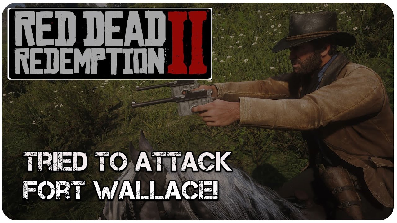 Red Dead Redemption 2 What happens if you attack Fort Wallace - YouTube