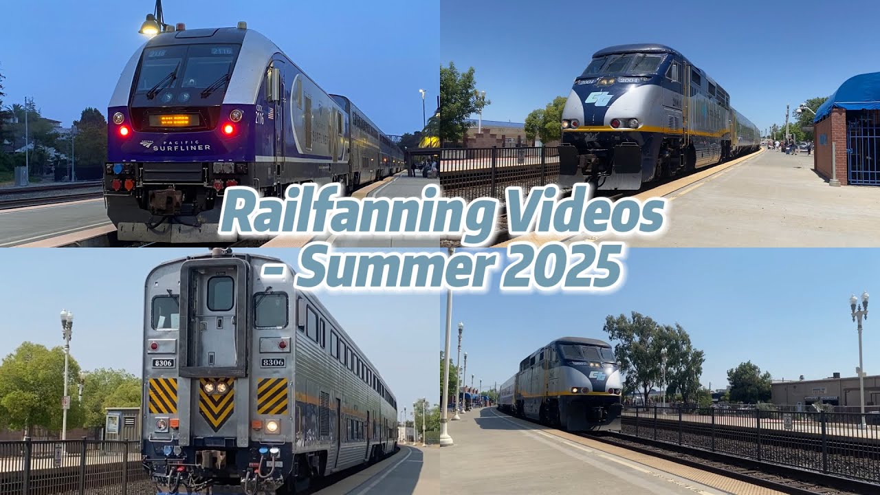 Railfanning Videos - Summer 2025