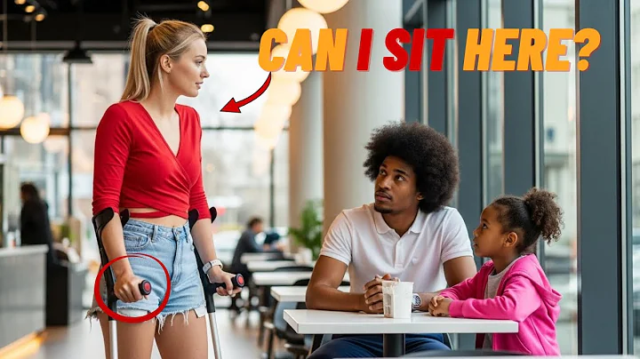 Can I Share This Table? the One-Legged Girl Asked a Black Single Dad—His Answer Changed Everything