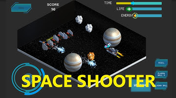 5 MIN MAKING A UNITY GAME: SPACE SHOOTER ISOMETRIC VIEW / DEVLOG