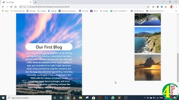 4 - Categories in Body Section - HTML Responsive Theme Development using Bootstrap, CSS and JQuery