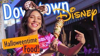 Halloweentime Foods At Downtown Disney | Food Trucks and Disney Vans Shoes!
