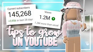 ☆ How To GROW YOUR Roblox YouTube Channel (2022)