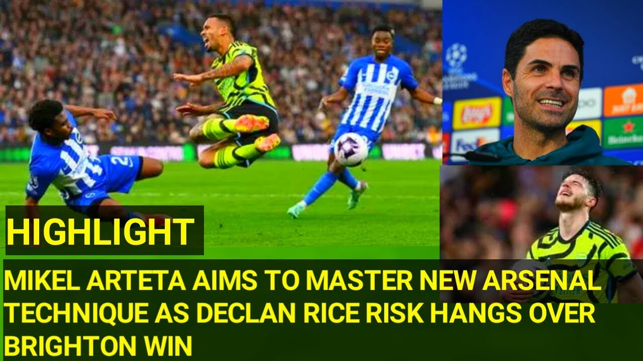 Mikel Arteta aims to master new Arsenal technique as Declan Rice risk ...