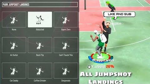 *NEW* ALL JUMPSHOT LANDINGS IN NBA2K20🔥