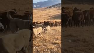Wolves attack livestock but security forces arrive