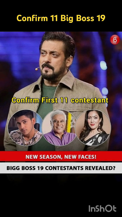 11 contestants confirmed in Big Boss 19...