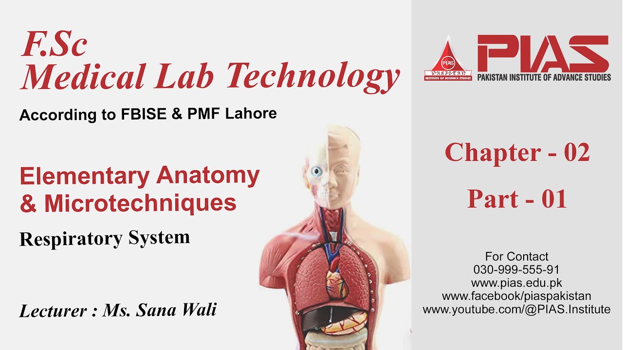 Respiratory System | Part 01| Chapter 02 | Elementary Anatomy & Microtechniques | PIAS