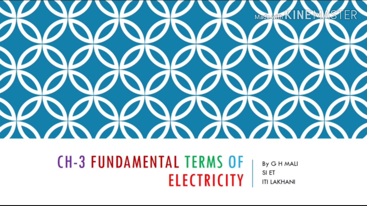 fundamental terms of Electricity  mcq in Gujarati