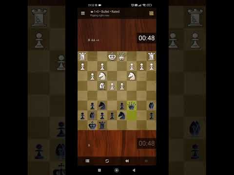 Lichess.org bullet Chess Game 396 Hungarian Opening to Indian Defense Blunder rook Checkmate #chess