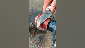 How to sharpen pruning scissors with tape is extremely effective! #shorts #sharpen #scissors #tape
