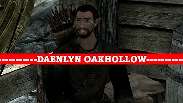 Skyrim Special Edition - Mod showcase - Interesting NPCs ( 3DNPC ) mod - Daenlyn Oakhollow