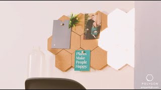 Polygon Cork Tiles