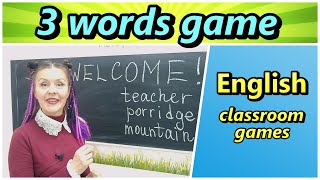 Simple ESL Speaking Game: Warm Up (Pre-Intermediate to Advanced)