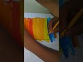 Menggambar pemandangan pantai dg crayon dan pensil 8b