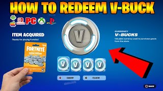 How to REDEEM V-BUCKS Gift Card in Fortnite 2026! (Step-by-Step Easy Method)