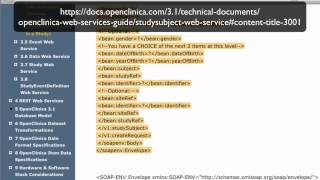 OpenClinica Web Services 2: Create a Study Subject