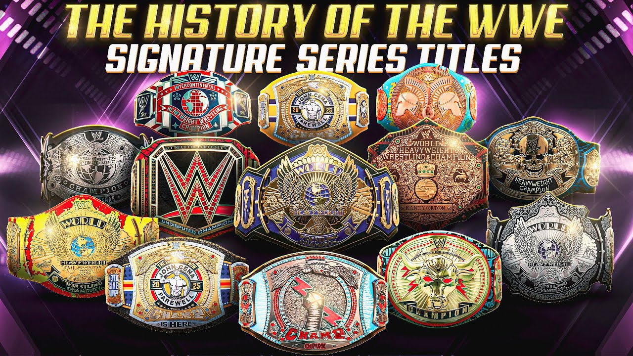 The Complete History Of The WWE Signature Series Title & John Cena