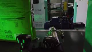 High speed Continuous inkjet printer batch  expiry/ production date code on Rice flour packaging bag